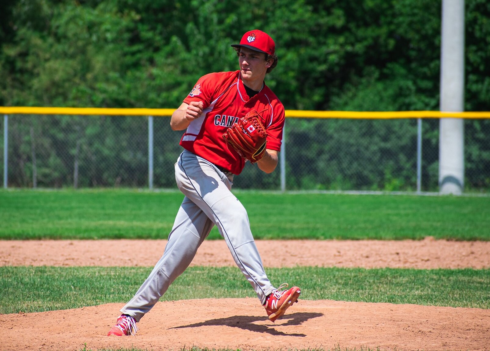 Pitcher Liam Adamson.