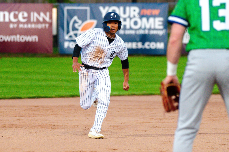 Baseball player running