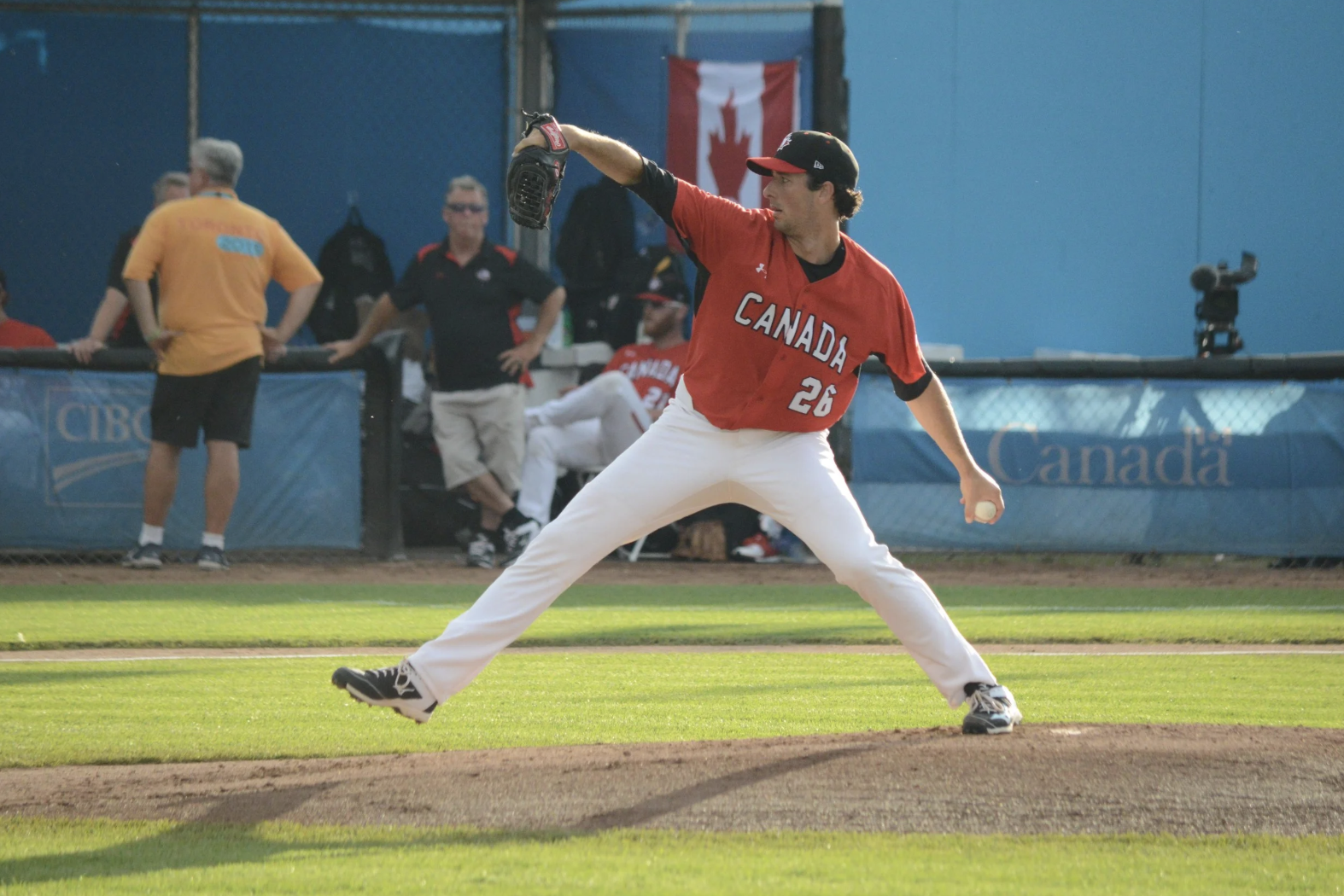 Jeff Francis capped off his career with a gold medal at the 2015 Pan Am Games in Toronto. (Photo: Baseball Canada).