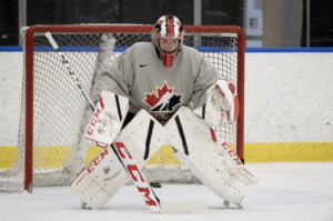 Hockey goaltender